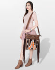 American Darling ADBGZ680 Signature Crossbody Hand Tooled Saddle Blanket Genuine Leather Women Bag Western Handbag Purse
