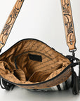 American Darling ADBGZ684 Signature Crossbody Hand Tooled Saddle Blanket Genuine Leather Women Bag Western Handbag Purse
