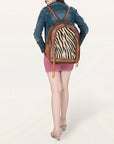 ADBG1029B American Darling Backpack Hair-On Genuine Leather women bag western handbag purse