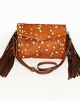 American Darling ADBGS178BF Envelope Hair-On Genuine Leather Women Bag Western Handbag Purse