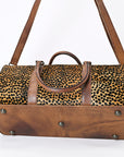American Darling ADBGS174F Duffel Hair-On Genuine Leather Women Bag Western Handbag Purse