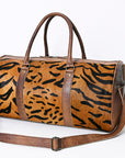 American Darling ADBGS174G Duffel Hair-On Genuine Leather Women Bag Western Handbag Purse