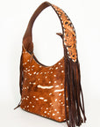 American Darling Hobo Hair On Genuine Leather women bag western handbag purse