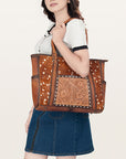 American Darling Tote Hair on Genuine Leather W. Women Bag Handbag