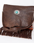 American Darling ADBG1036 Crossbody Saddle Blanket Genuine Leather Women Bag Western Handbag Purse