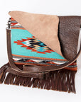 American Darling ADBG1036 Crossbody Saddle Blanket Genuine Leather Women Bag Western Handbag Purse