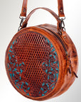 American Darling Hand Tooled Genuine Leather Women Bag Western Handbag Purse