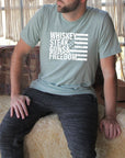Whiskey Steak Guns & Freedom Tee