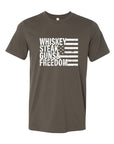 Whiskey Steak Guns & Freedom Tee