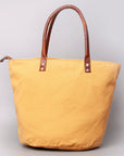 OHLAY KB467 TOTE Upcycled Canvas Genuine Leather women bag western handbag purse