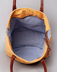 OHLAY KB467 TOTE Upcycled Canvas Genuine Leather women bag western handbag purse