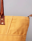OHLAY KB467 TOTE Upcycled Canvas Genuine Leather women bag western handbag purse