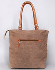 OHLAY KB487 TOTE Upcycled Wool Upcycled Canvas Hair-on Genuine Leather women bag western handbag purse