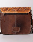 American Darling ADBG1041 Small Crossbody Hand Tooled Genuine Leather Women Bag Western Handbag Purse