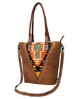 ADBG1047 American Darling Tote Saddle Blanket Genuine Leather women bag western handbag purse
