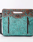 OHLAY SKBG176 Clutch Hand Tooled Embossed Genuine Leather women bag western handbag purse