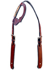 Hilason Western Horse Leather Headstall Mahogany