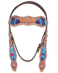Western Horse Headstall Bridle American Leather Hilason
