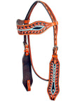 HILASON Western Horse One Ear Headstall Tack Bridle American Leather | Headstall for Horses Western | Horse Headstall | Western Headstalls for Horses | Headstalls for Horses | Western Headstall