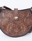 ADBGI221B American Darling Hand Tooled Genuine Leather Women Bag Western Handbag Purse