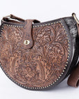 ADBGI221B American Darling Hand Tooled Genuine Leather Women Bag Western Handbag Purse