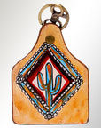 American Darling ADKRM111 Hand Painted Genuine Leather Keyring