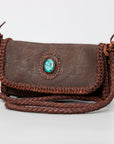 American Darling Coin Purse Genuine Leather Women Bag Western Handbag Purse