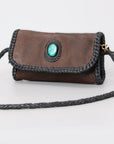 American Darling Coin Purse Genuine Leather Women Bag Western Handbag Purse