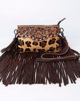 American Darling Small Crossbody Hand Tooled Hair On Genuine Leather Women Bag Western Handbag Purse