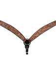 Bar H Equine Genuine Western American Leather Horse Premium Headstall & Breast Collar Set