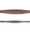 Bar H Equine Genuine Western American Leather Horse Premium Headstall & Breast Collar Set