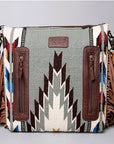 American Darling ADBGZ699 Crossbody Hand Tooled Saddle Blanket Genuine Leather Women Bag Western Handbag Purse