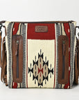 American Darling ADBGZ703 Crossbody Hand Tooled Saddle Blanket Genuine Leather Women Bag Western Handbag Purse