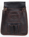 Hilason Genuine Thick Leather Shooting Shotgun Shell Bag Ammo Bag Pouch