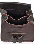 Hilason Genuine Thick Leather Shooting Shotgun Shell Bag Ammo Bag Pouch