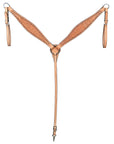HILASON Western Horse Headstall & Breast Collar American Leather Floral Tan