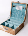 American Darling ADBGA325 Jewelry Case Hair-On Genuine Leather Women Bag Western Handbag Purse