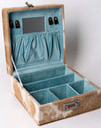 American Darling ADBGA325 Jewelry Case Hair-On Genuine Leather Women Bag Western Handbag Purse