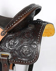 Comfytack Western Horse Barrel Racing Trail Saddle Tack Set Genuine Leather