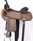 Comfytack Western Horse Barrel Racing Trail Saddle Tack Set Genuine Leather