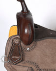 Comfytack Western Horse Barrel Racing Trail Saddle Tack Set Genuine Leather