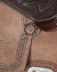 Comfytack Western Horse Barrel Racing Trail Saddle Tack Set Genuine Leather