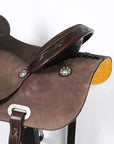 Comfytack Western Horse Barrel Racing Trail Saddle Tack Set Genuine Leather