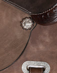 Comfytack Western Horse Barrel Racing Trail Saddle Tack Set Genuine Leather