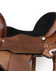 COMFYTACK Horse Barrel Racing Trail Pleasure American Leather Saddle Brown