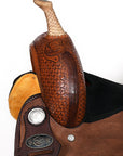 COMFYTACK Horse Barrel Racing Trail Pleasure American Leather Saddle Brown