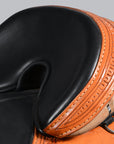 17 In HILASON Western Horse Treeless Trail Barrel Saddle American Leather Tan