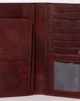 American Darling Clutch Hand Tooled Genuine Leather Women Bag Western Handbag Purse
