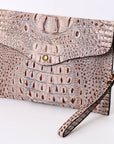 American Darling Crocodile Embossed Genuine Leather Women Bag Western Handbag Purse