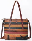 American Darling ADBG1052 Tote Hair-On Genuine Leather Women Bag Western Handbag Purse